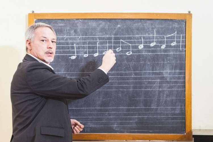 Empleo como profesor de música en secundaria