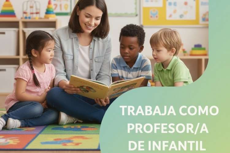 Trabaja como profesor de infantil