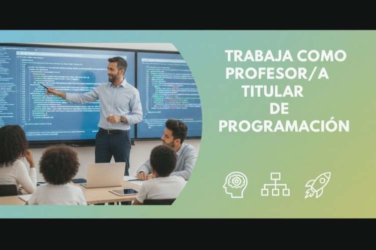 Trabaja como profesor de titular de programación