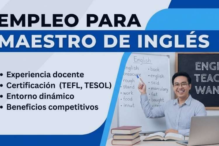 Empleo para maestro de inglés Empleo para maestro de inglés