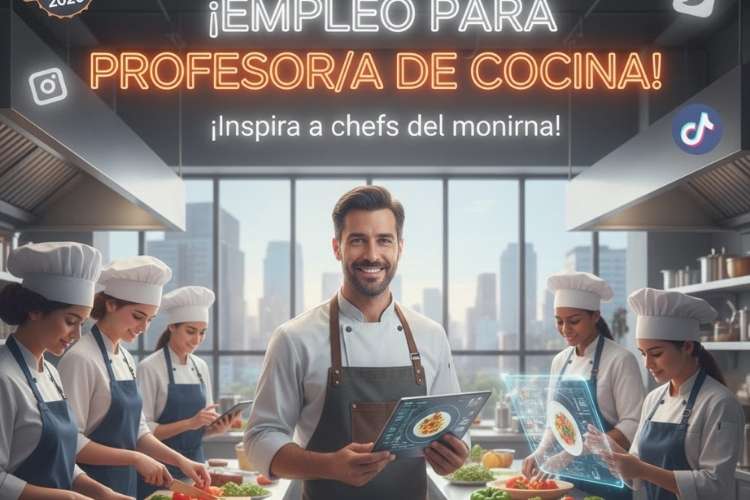 Empleo para profesor de cocina