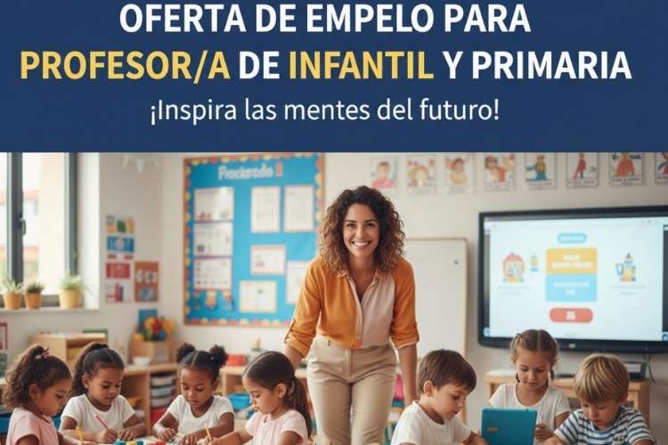 Oferta de empleo para profesor de infantil y primaria Oferta de empleo para profesor de infantil y primaria