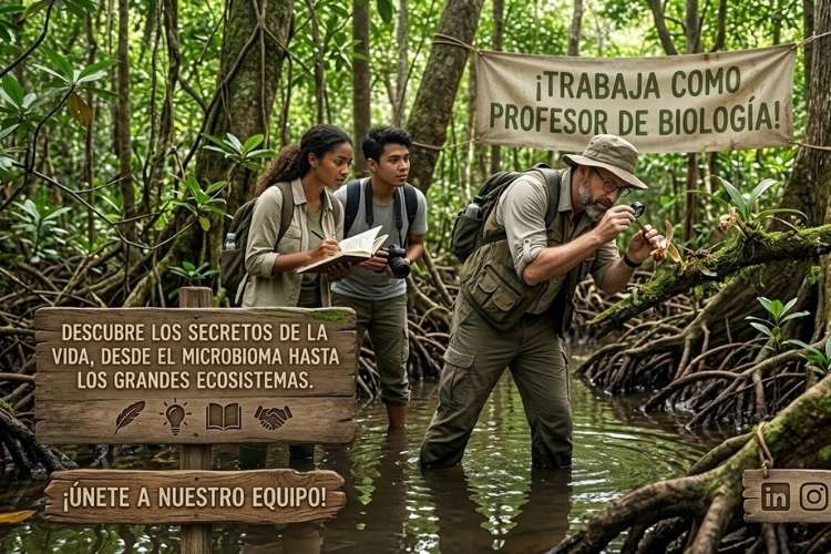 Empleo para profesor de biología