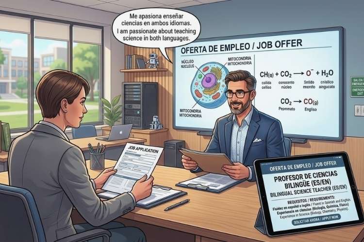 Empleo para profesor de ciencias bilingüe Empleo para profesor de ciencias bilingüe