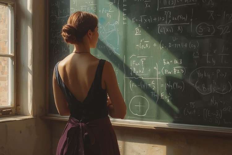 Trabaja como docente física y matemáticas