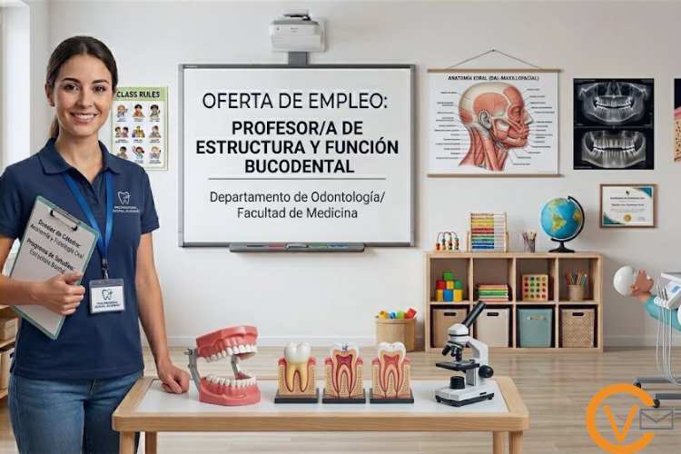 Empleo como profesor de estructura y función bucodental