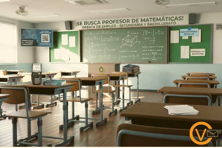 Empleo para profesor de matemáticas