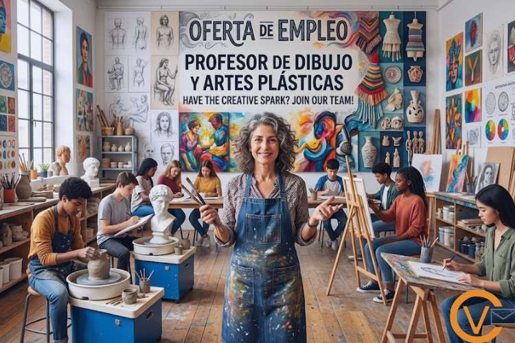 Oferta de trabajo como profesor de dibujo y artes plásticas