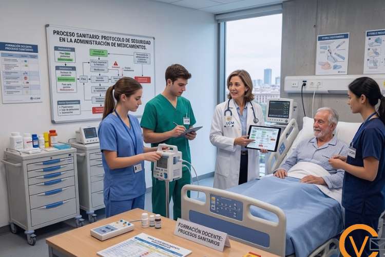 Trabajo como profesor de procesos sanitarios