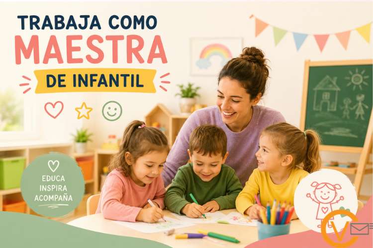 Trabaja como maestra de infantil