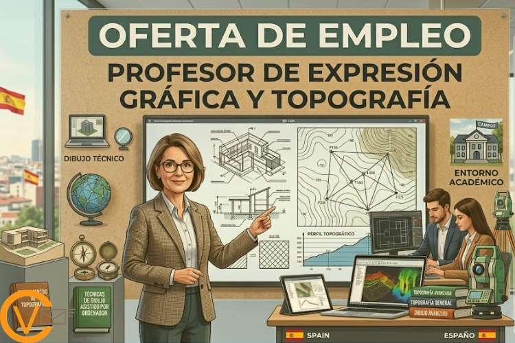 Trabaja para profesor de expresión gráfica y topografía