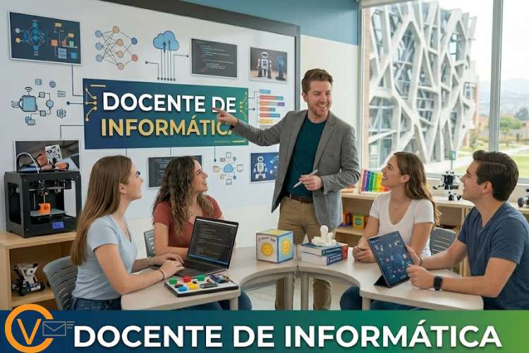 Trabaja como docente de informática
