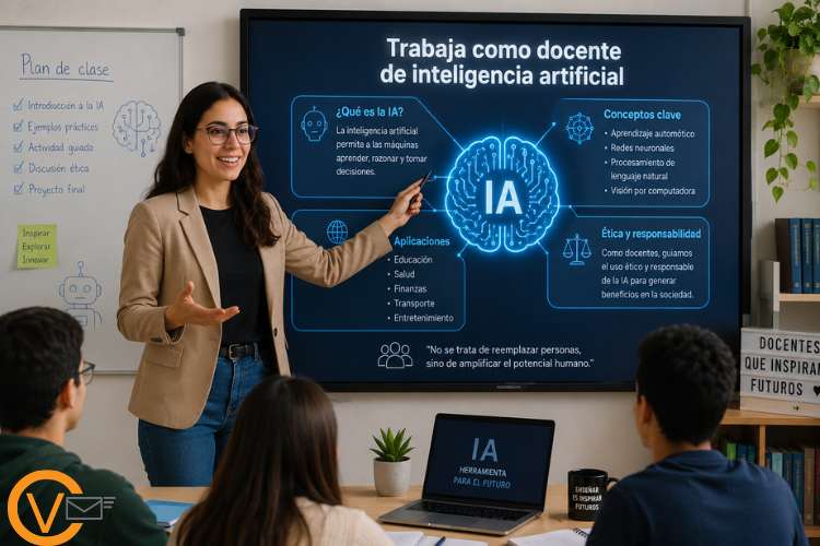 Trabaja como docente de inteligencia artificial