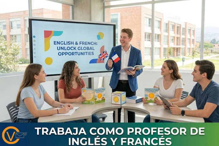 Trabaja como profesor de inglés y francés