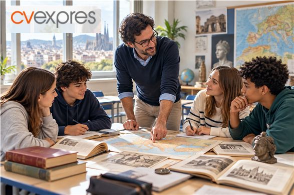 Oferta de empleo para profesor de Historia y Sociales en Barcelona