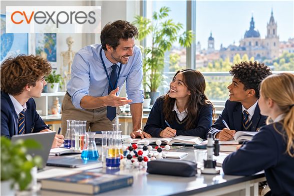 Oferta de empleo para profesor de secundaria en Madrid