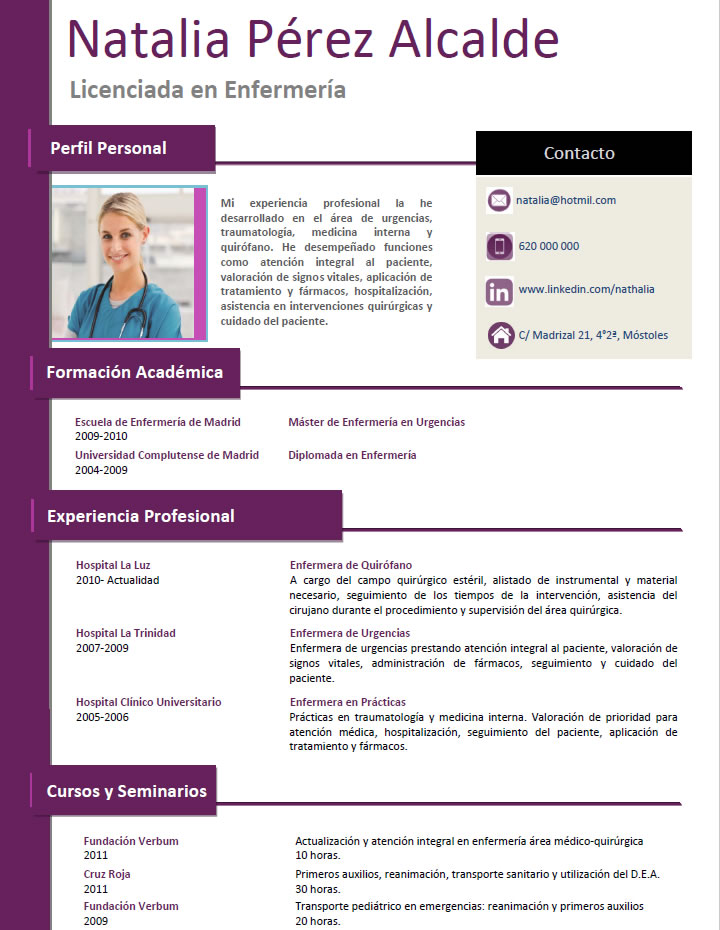 Get Modelo Curriculum Medico Images Letrede