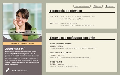 Enviar el curriculum a colegios privados. Trabajar en 