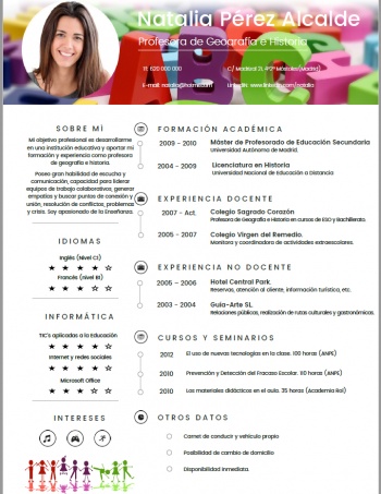 currculum profesor n 9 buscar empleo en colegios