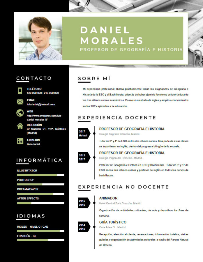 Download cv format pdf image