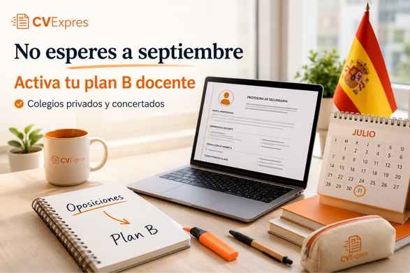 Plan B después de las oposiciones docentes en colegios concertados