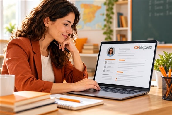 CV de profesor compatible con ATS – CVExpres