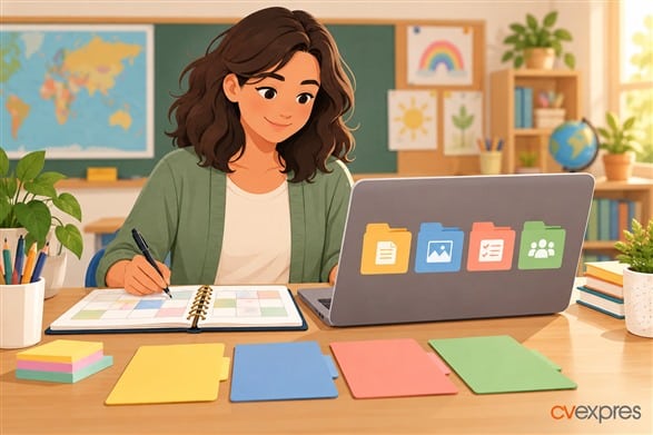 Organizar materiales docentes con herramientas digitales – CVExpres
